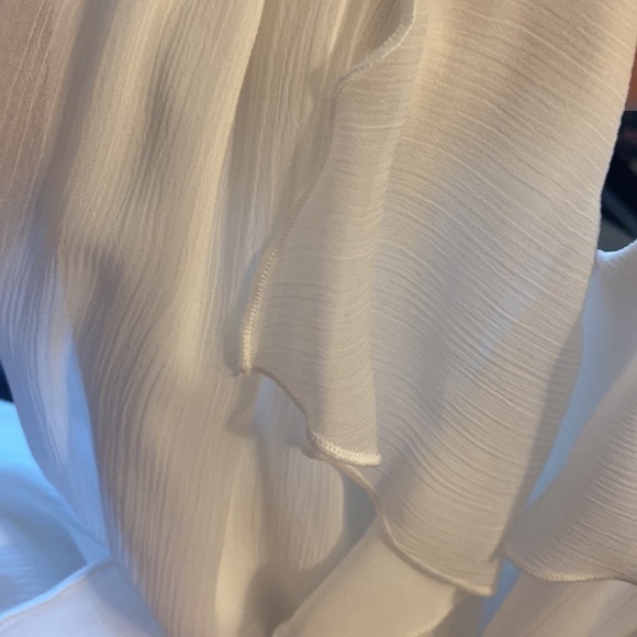 Beautiful AGB white blouse size 3xl G3 - Picture 5 of 6